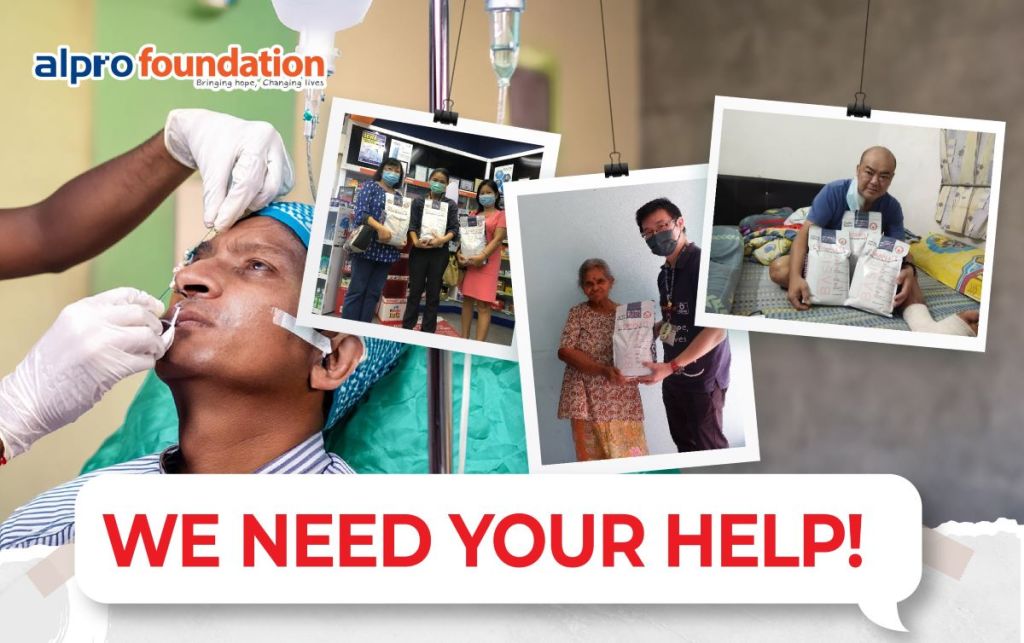 ALPRO FOUNDATION TAWAR PROGRAM PENAJAAN KEPADA PESAKIT TIUB&nbsp;PEMAKANAN