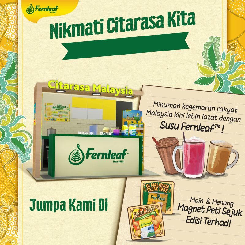 KEMPEN “KEBAIKAN NUTRISI UNTUK SETIAP GENERASI” FERNLEAF RAI KELUARGA MALAYSIA DENGAN KEBAIKAN TENUSU
